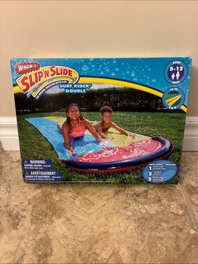 Slip 'N Slide Surf Rider Double - Blue/Red NEW Wham-o water slider